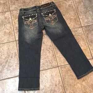 LA Idol Jeweled Capris